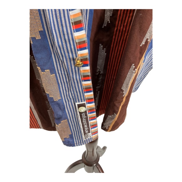 ENYCE Clothing Company Button down Long Sleeve Color-block Shirt Sz 3XL - Picture 8 of 10